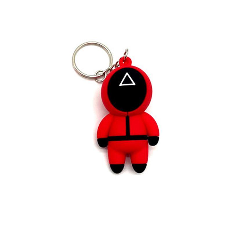 Игра Кальмара Брелок Красный Охранник Рабочий Фигурка Кольцо для Ключей Подвеска для Автомобиля Рюкзака Red Triangle
Игра Кальмара Брелок Красный Охранник Рабочий Фигурка Кольцо для Ключей Подвеска для Автомобиля Рюкзака Red Triangle
