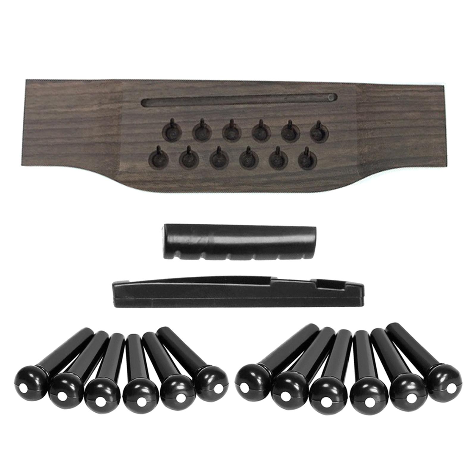 15pcs Acoustic Guitar Bridge Rosewood Slotted Bone Nut and Saddle 12 String Guitar Bridge Pins Replacement Parts 1
15pcs Acoustic Guitar Bridge Rosewood Slotted Bone Nut and Saddle 12 String Guitar Bridge Pins Replacement Parts 1
