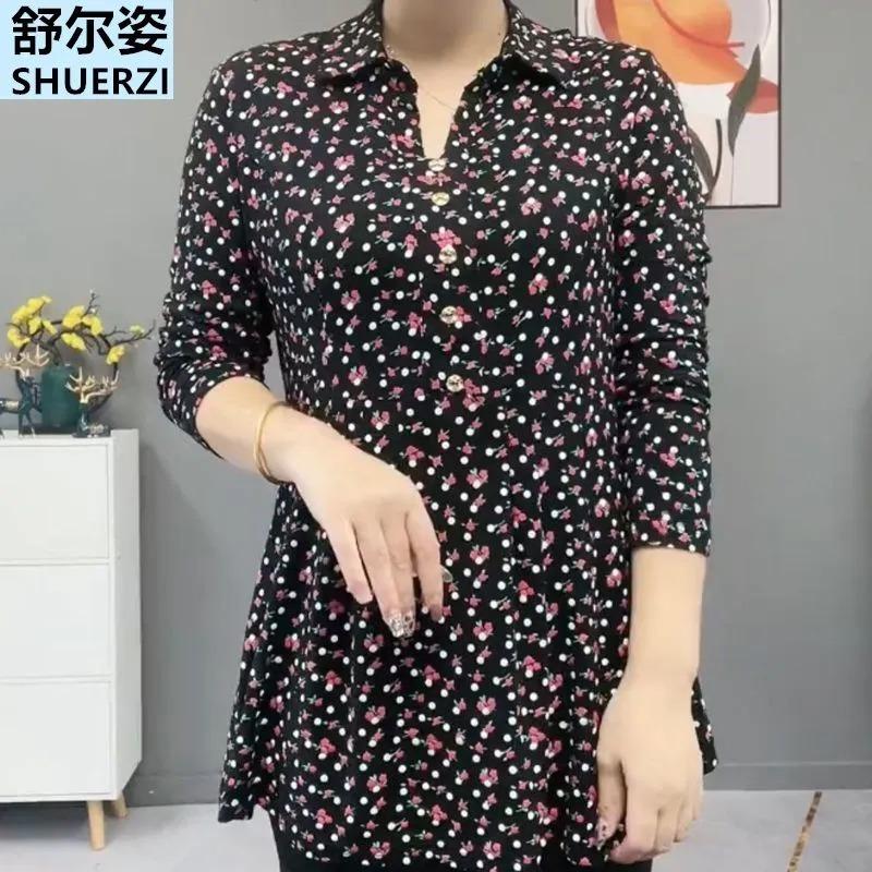 New Spring Clothing Loose Mid-Length Floral Shirt Women s Tops Bottoming Shirt Women XL красный
New Spring Clothing Loose Mid-Length Floral Shirt Women s Tops Bottoming Shirt Women XL красный