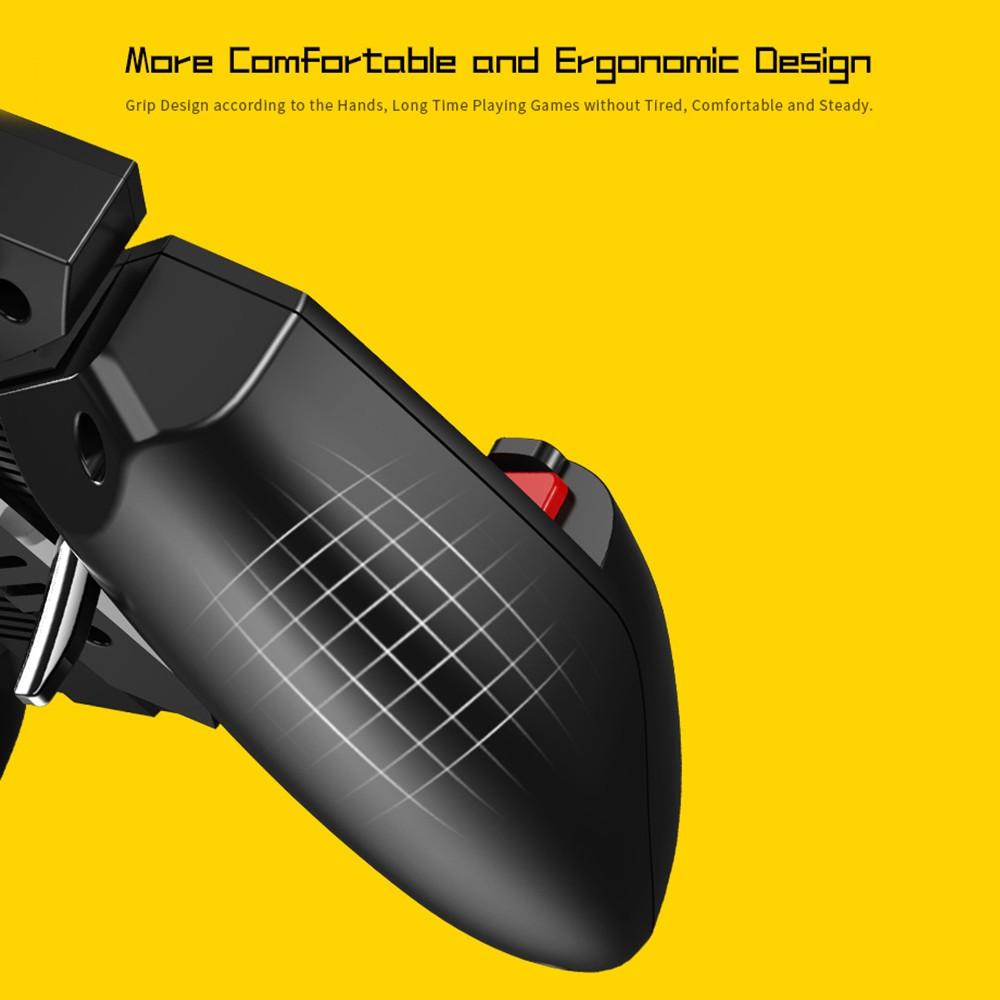 AK77 Mobile Game Controller PUBG Game Controller Gamepad with 6 Finger Gaming Trigger and Cooling Fan A
AK77 Mobile Game Controller PUBG Game Controller Gamepad with 6 Finger Gaming Trigger and Cooling Fan A