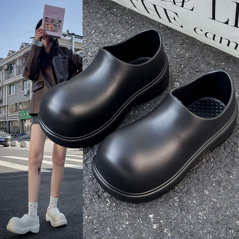 Модная мужская повседневная обувь из ЭВА, водонепроницаемая, маслостойкая, обувь шеф-повара, новая рабочая обувь, нескользящая женская садовая обувь, легкая обувь для воды 45 чёрный
Модная мужская повседневная обувь из ЭВА, водонепроницаемая, маслостойкая, обувь шеф-повара, новая рабочая обувь, нескользящая женская садовая обувь, легкая обувь для воды 45 чёрный