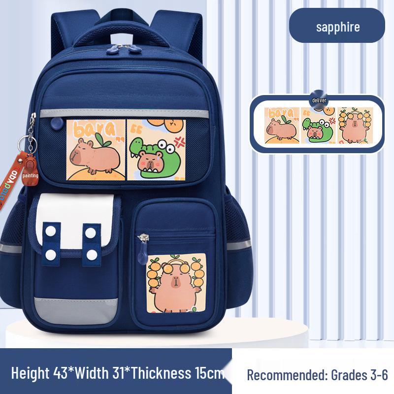 Милый рюкзак Capybara большой вместимости для мальчиков и девочек начальной школы (1-6 классы) с защитой позвоночника Backpack + 3 Cards + Keychain
Милый рюкзак Capybara большой вместимости для мальчиков и девочек начальной школы (1-6 классы) с защитой позвоночника Backpack + 3 Cards + Keychain