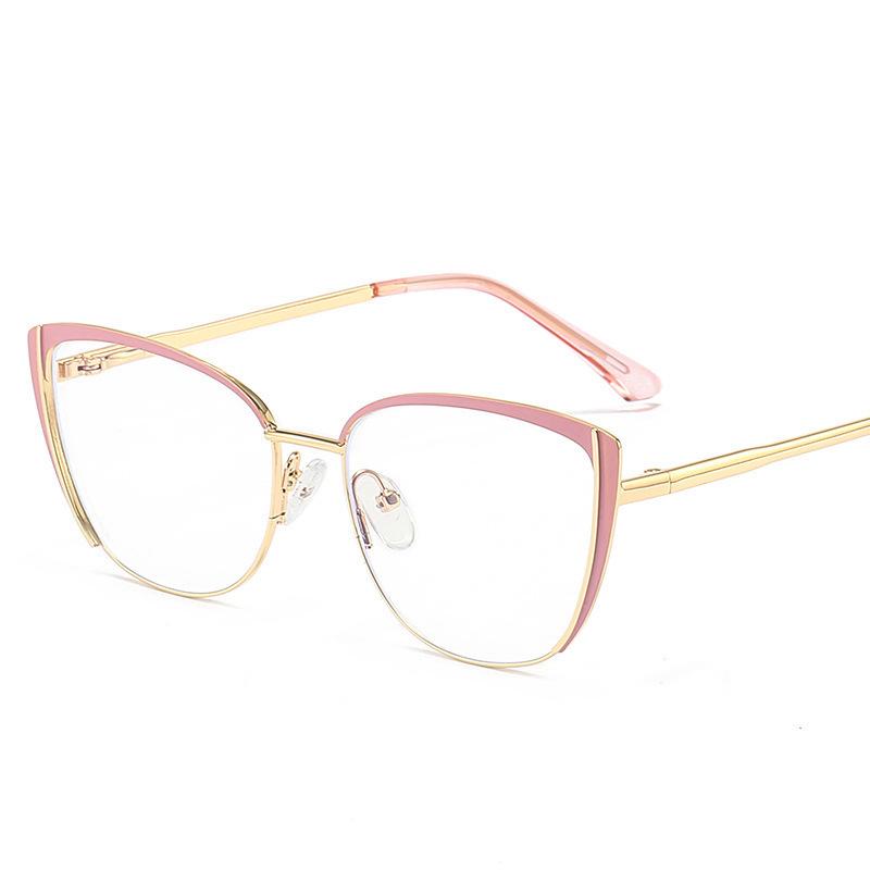 2025 Cat Eye Women s Metal Eyeglass Frame with Spring Temple & Anti-Blue Light Technology - Model 9710
2025 Cat Eye Women s Metal Eyeglass Frame with Spring Temple & Anti-Blue Light Technology - Model 9710