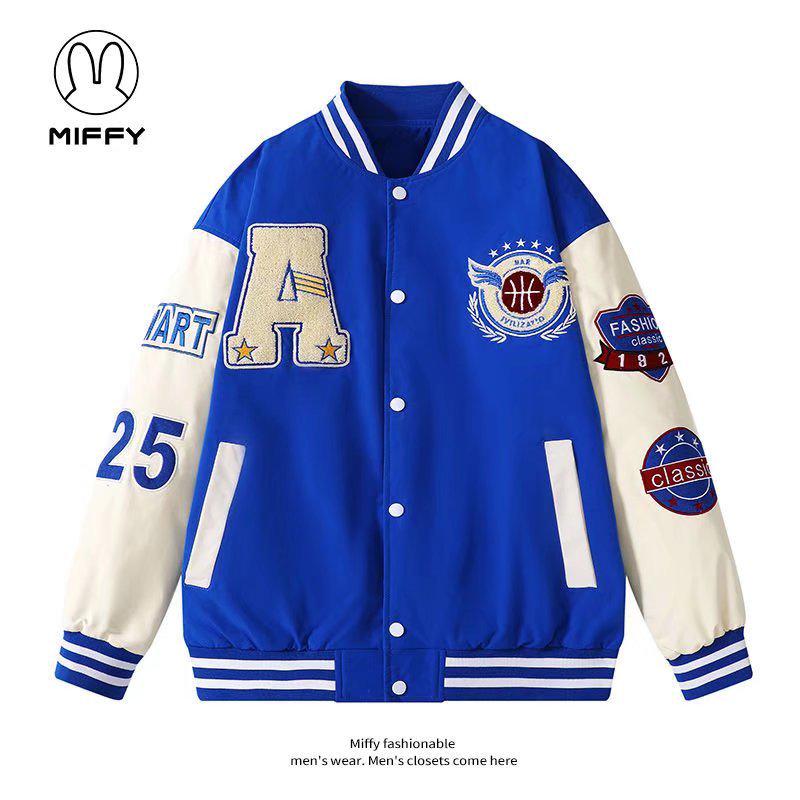Men’s Plus Size Loose Fit Baseball Jacket - Trendy, Hip-Hop Style for Spring & Summer M
Men’s Plus Size Loose Fit Baseball Jacket - Trendy, Hip-Hop Style for Spring & Summer M