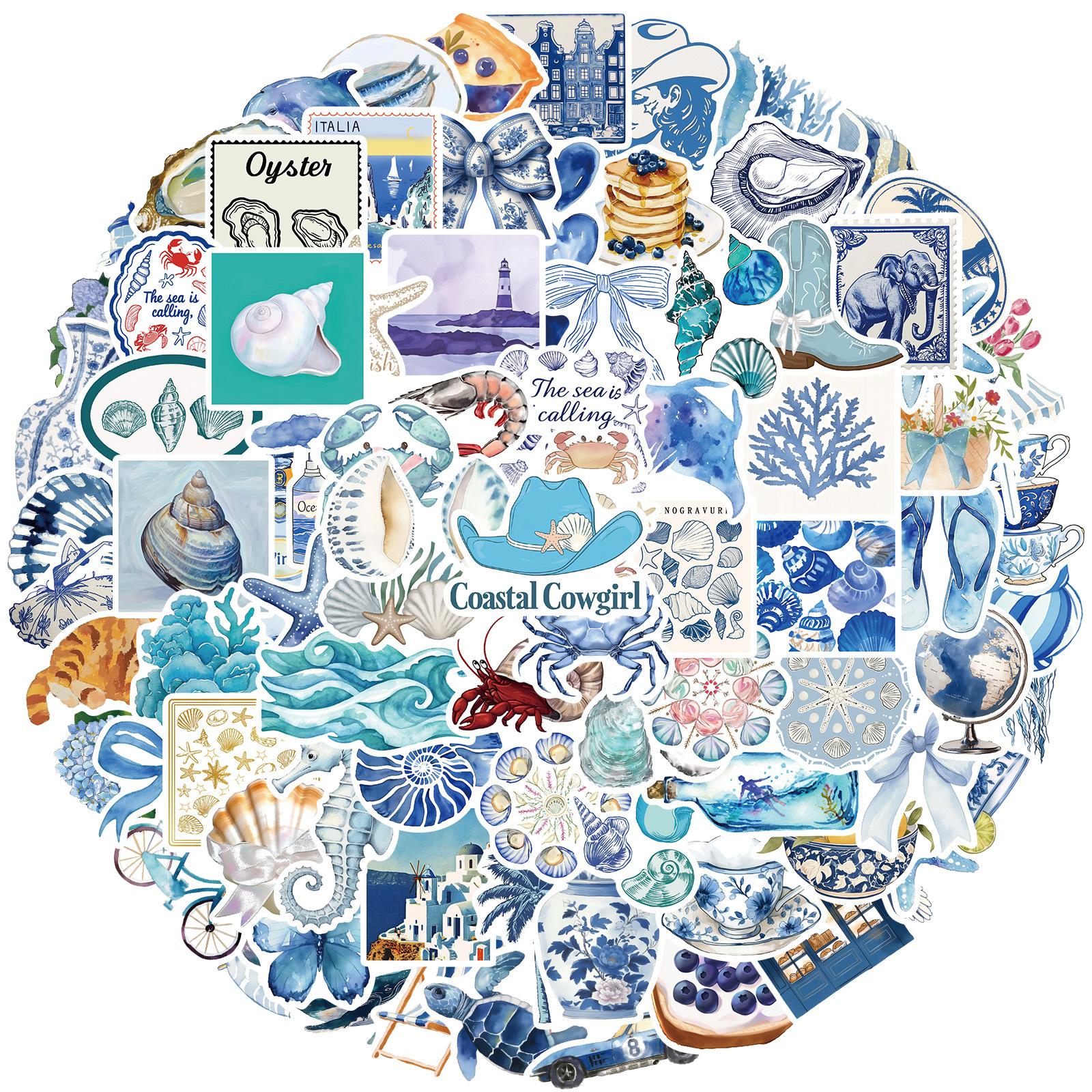 100pcs Blue Halobios Aesthetic Stickers Coastal Life Waterproof DIY Skateboard Guitar Suitcase Decals
100pcs Blue Halobios Aesthetic Stickers Coastal Life Waterproof DIY Skateboard Guitar Suitcase Decals