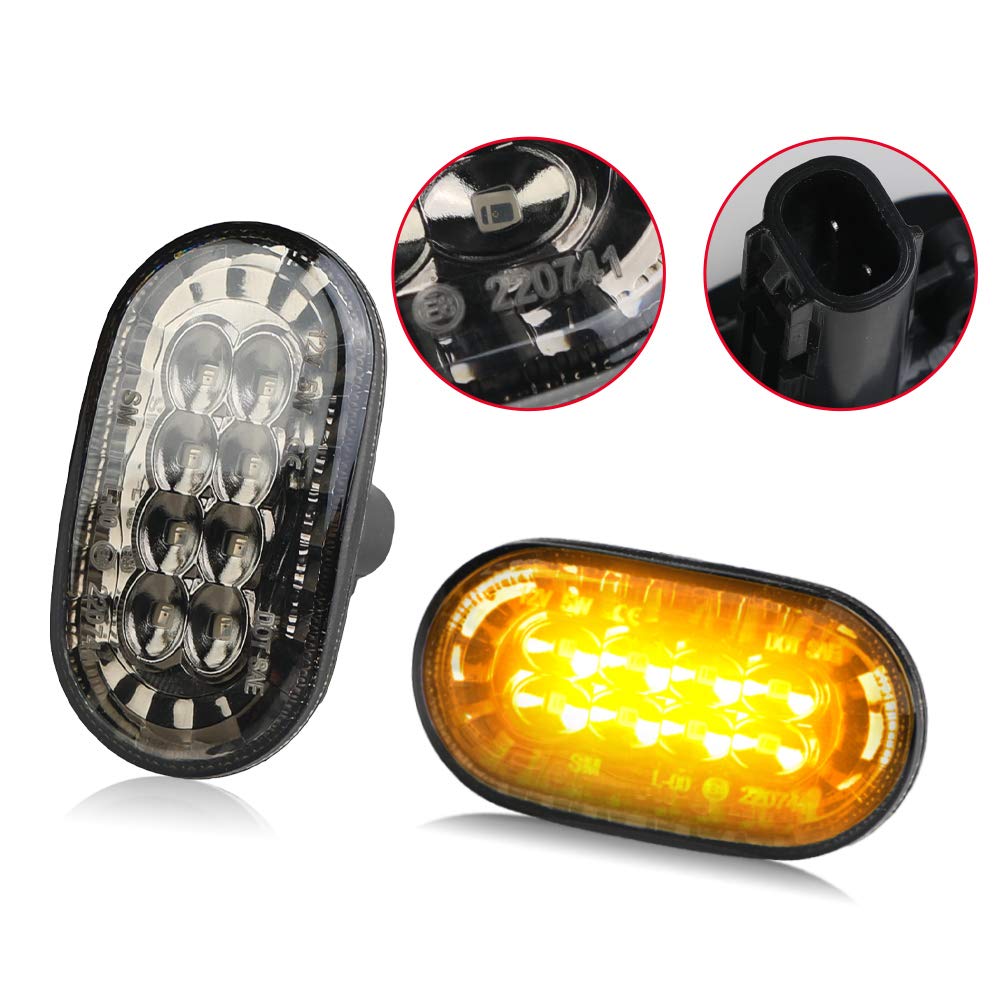 Jimny Sierra JB64W JB74W High Brightness LED Side Marker Left and Right Set Smoke Lens Replacement LED Bulb Exterior Parts оранжевый
Jimny Sierra JB64W JB74W High Brightness LED Side Marker Left and Right Set Smoke Lens Replacement LED Bulb Exterior Parts оранжевый