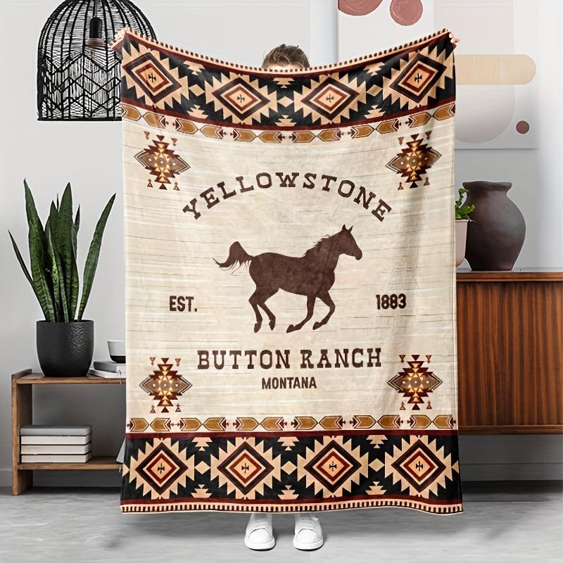 Мягкое Легкое Винтажное Юго-Западное Фланелевое Пледовое Одеяло Yellowstone Принт с Лошадью Всесезонное Прочное Комфортное Подарочные Пледы 75x90cm
Мягкое Легкое Винтажное Юго-Западное Фланелевое Пледовое Одеяло Yellowstone Принт с Лошадью Всесезонное Прочное Комфортное Подарочные Пледы 75x90cm