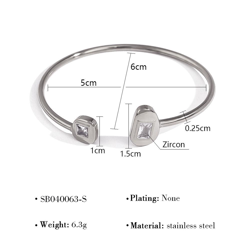 Легкий роскошный высококачественный браслет из титановой стали и нержавеющей стали с нерегулярной инкрустацией цирконием, эластичный браслет для женщин
Легкий роскошный высококачественный браслет из титановой стали и нержавеющей стали с нерегулярной инкрустацией цирконием, эластичный браслет для женщин