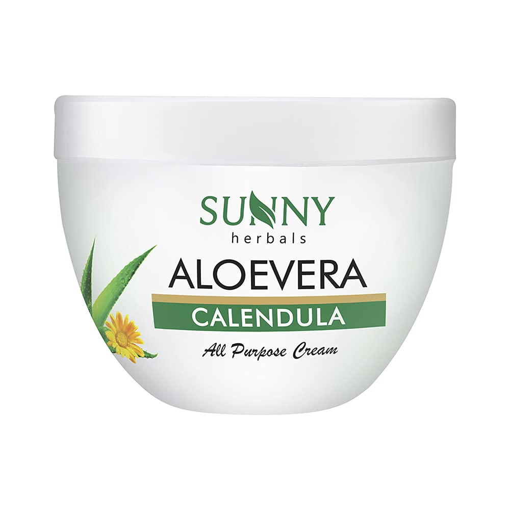 Sunny Herbals Aloe Vera & Calendula Face Cream 250 gm | Moisturizing, Radiant Skin, Gentle on Delicate Skin
Sunny Herbals Aloe Vera & Calendula Face Cream 250 gm | Moisturizing, Radiant Skin, Gentle on Delicate Skin