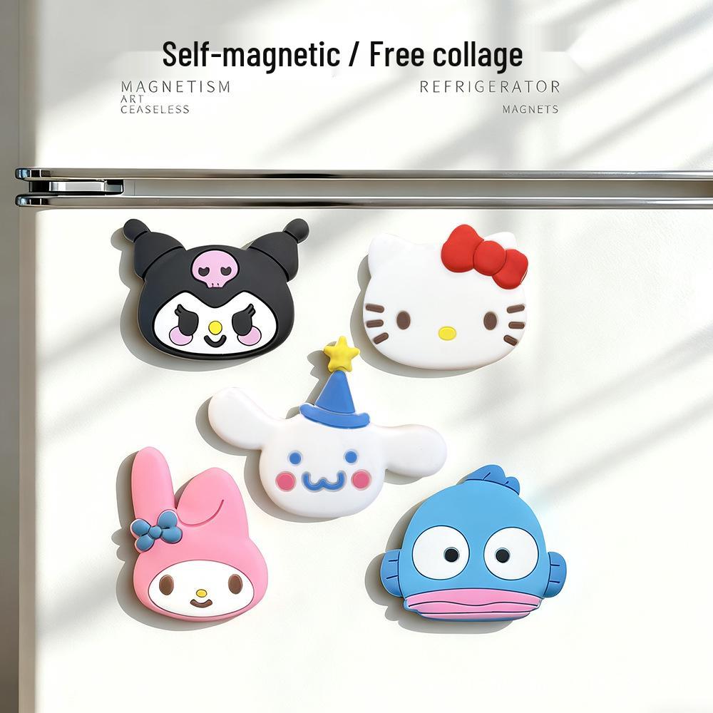 Sanrio 3D PVC Refrigerator Magnet Set: Kuromi, My Melody, Hello Kitty Door Decor
Sanrio 3D PVC Refrigerator Magnet Set: Kuromi, My Melody, Hello Kitty Door Decor