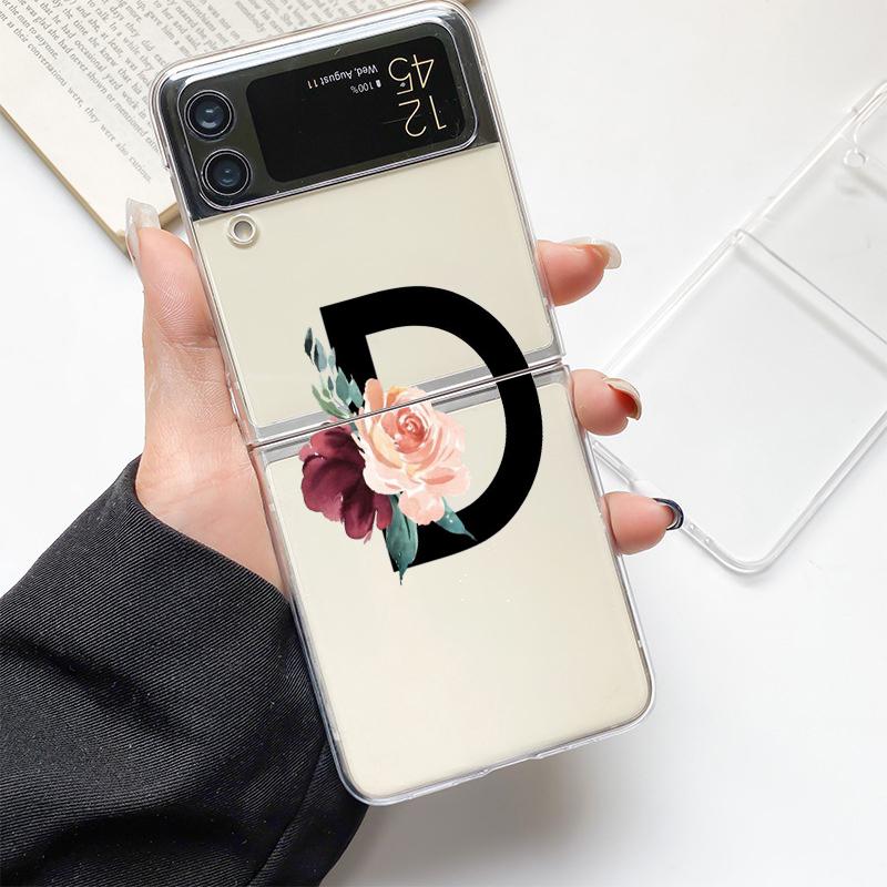 Phone Case For Samsung Galaxy Z Flip 3 4 5 Hard Folding Clear PC Bumper Flower Letters S For Samsung Z Flip 6 Back Cover Samsung Z Flip 6
Phone Case For Samsung Galaxy Z Flip 3 4 5 Hard Folding Clear PC Bumper Flower Letters S For Samsung Z Flip 6 Back Cover Samsung Z Flip 6