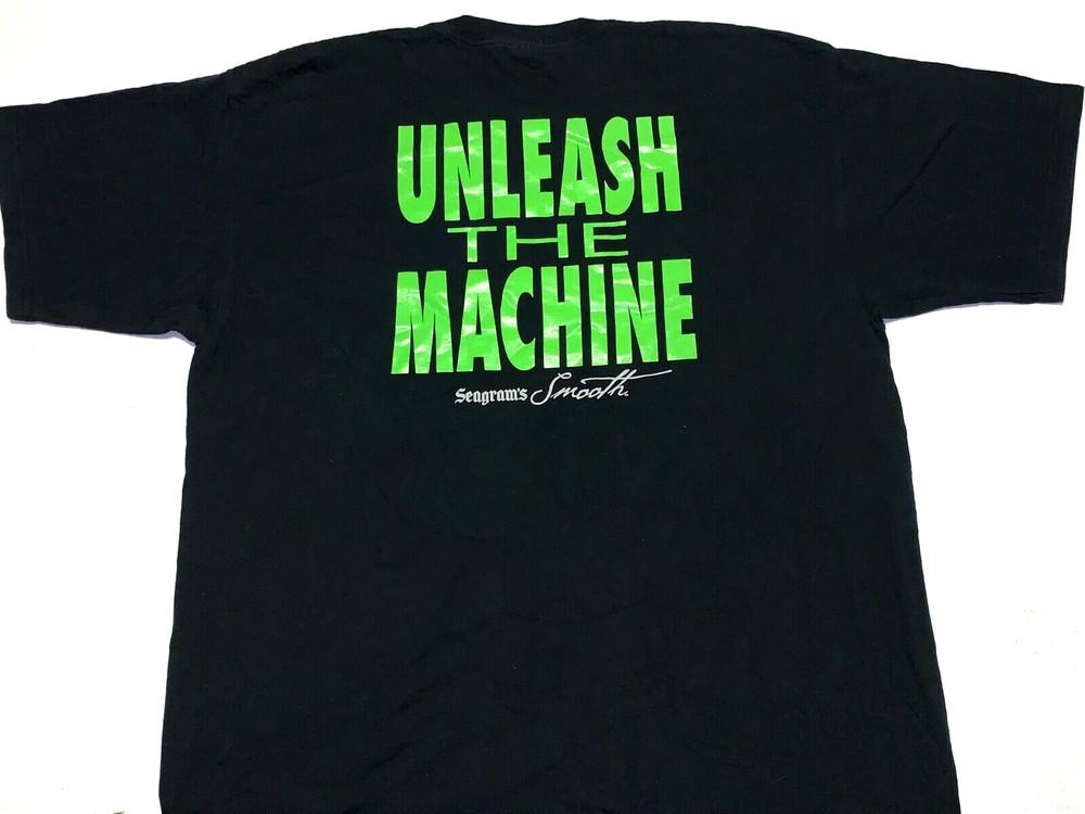 Rare! Vintage Seagram s Smooth Alcohol Unleash The Machine T-Shirt Nice! XL Unisex T-Shirt XXXXL
Rare! Vintage Seagram s Smooth Alcohol Unleash The Machine T-Shirt Nice! XL Unisex T-Shirt XXXXL