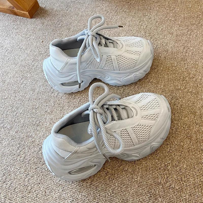 Dad shoes JX spring and autumn mesh breathable thick-soled new versatile air cushion heightening soft-soled casual sports shoes 40 серый
Dad shoes JX spring and autumn mesh breathable thick-soled new versatile air cushion heightening soft-soled casual sports shoes 40 серый