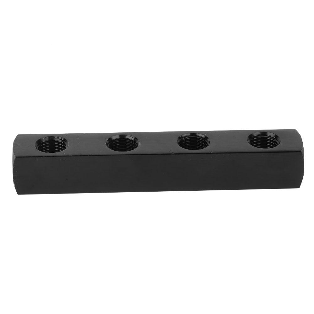 SUS304 Pneumatic Air Hose Inline Manifold Block Splitter 14 Inch BSPP Thread Black4 Way
SUS304 Pneumatic Air Hose Inline Manifold Block Splitter 14 Inch BSPP Thread Black4 Way
