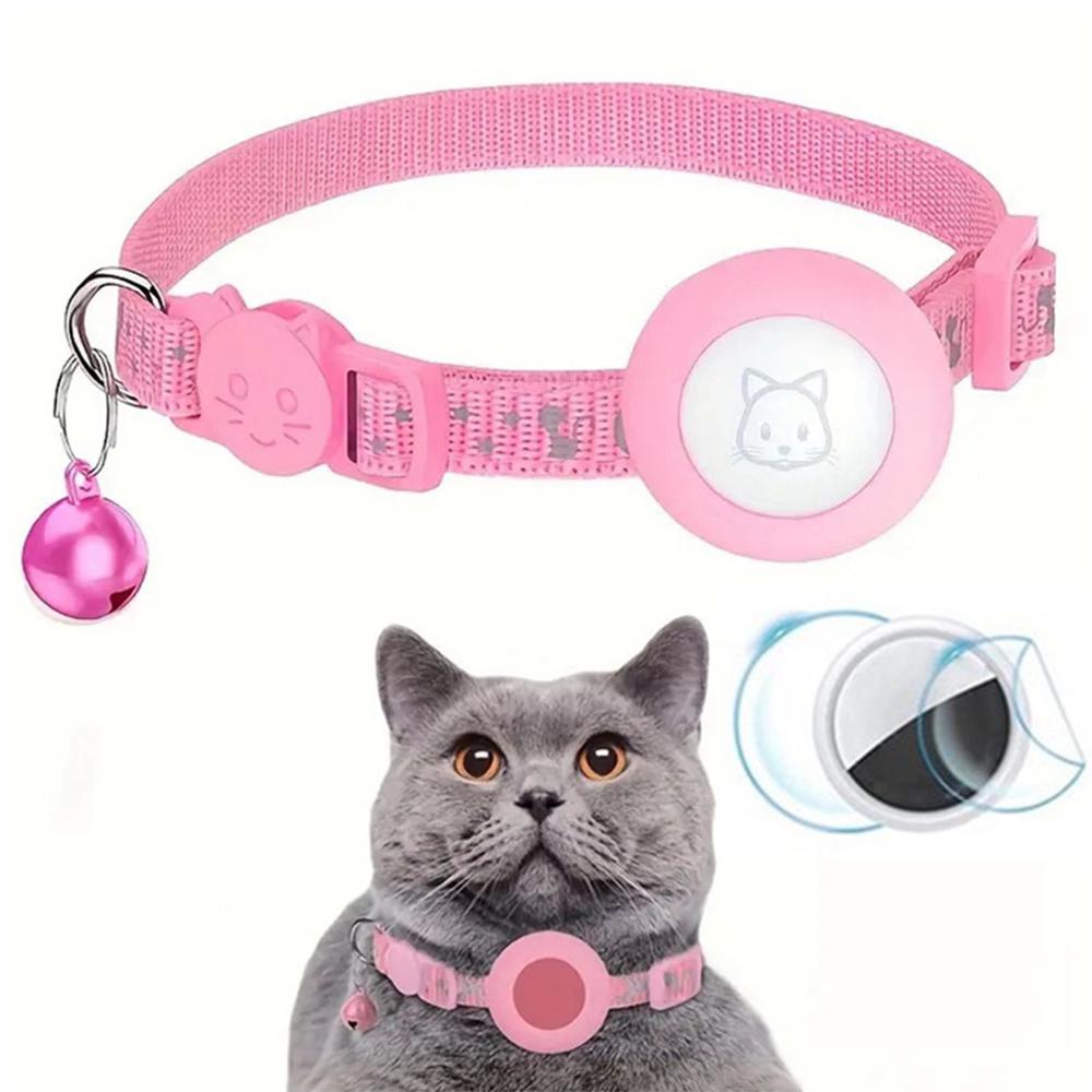 Reflective Nylon Pet Collar with Silicone Case for AirTag Bluetooth-compatible Tracker Protective Film A
Reflective Nylon Pet Collar with Silicone Case for AirTag Bluetooth-compatible Tracker Protective Film A