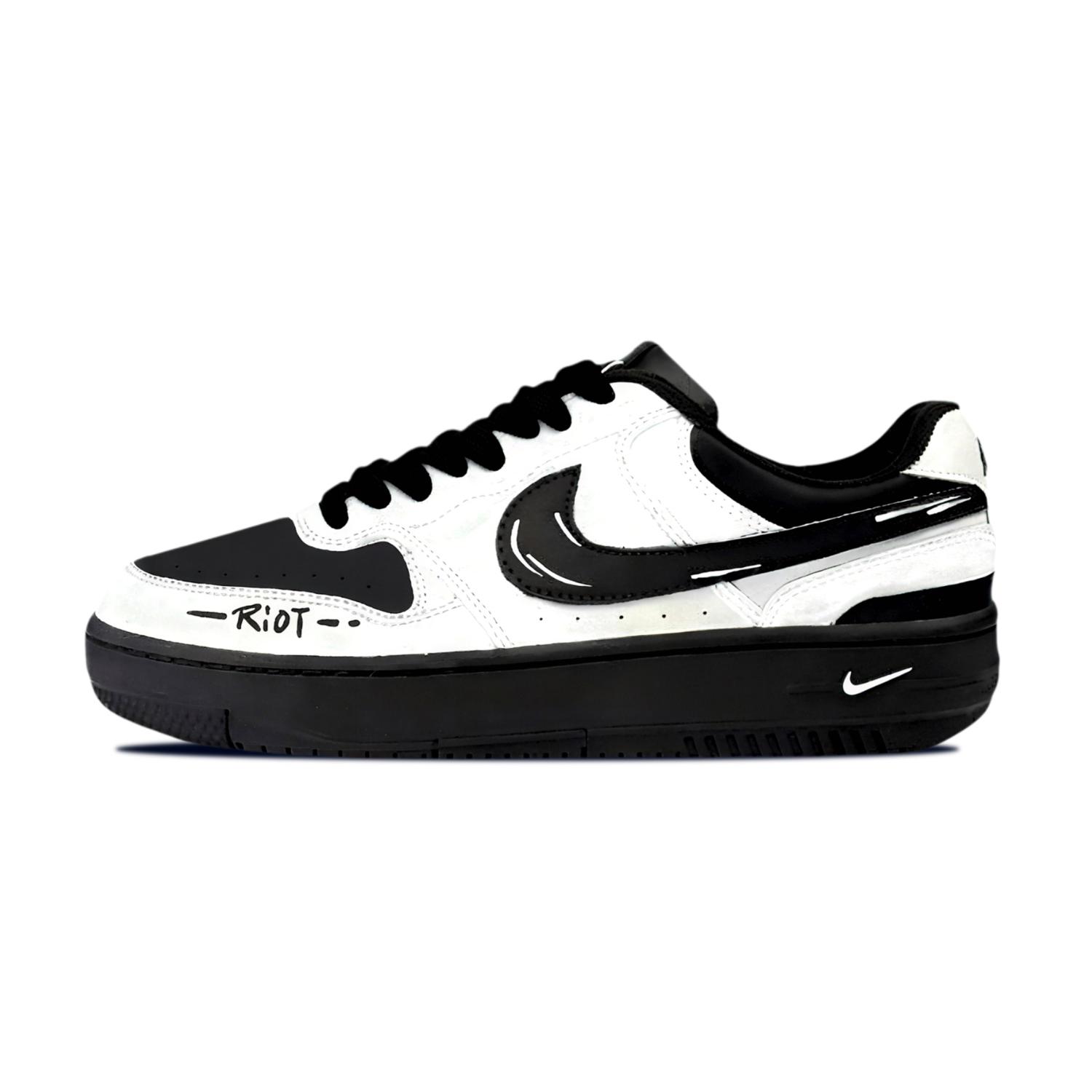 Nike Gamma Force Black White Small Evil Milk White Slip Resistant Abrasion Resistant Low top Skateboard Shoes Women s FQ6476-010 38.5
Nike Gamma Force Black White Small Evil Milk White Slip Resistant Abrasion Resistant Low top Skateboard Shoes Women s FQ6476-010 38.5