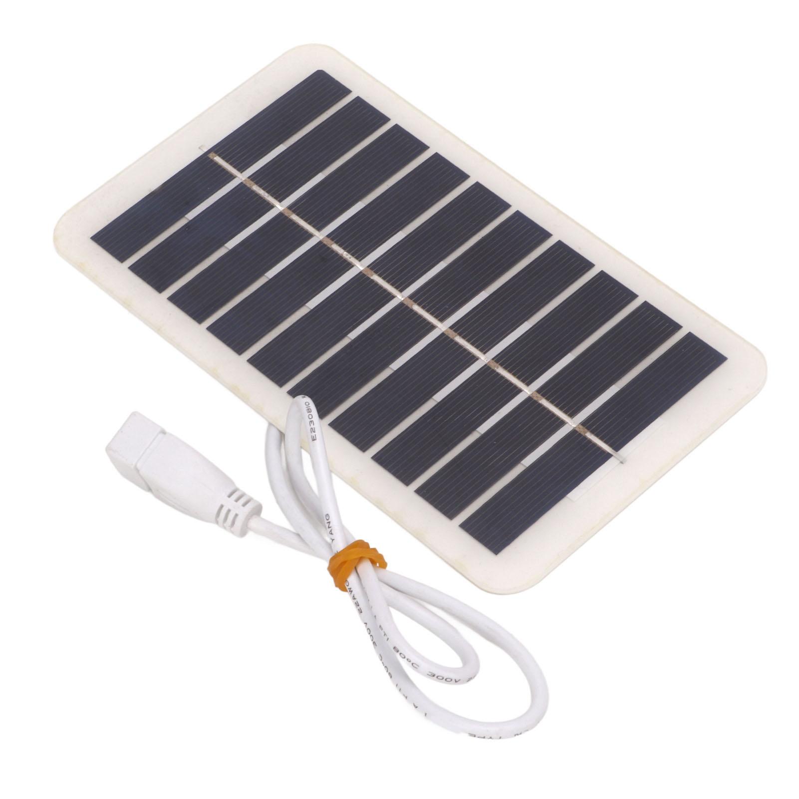 5V 2W 400mA Solar Cell Panel Outdoor Emergency USB Solar Panel Portable Solar Charger Panel for Mobile Phone
5V 2W 400mA Solar Cell Panel Outdoor Emergency USB Solar Panel Portable Solar Charger Panel for Mobile Phone