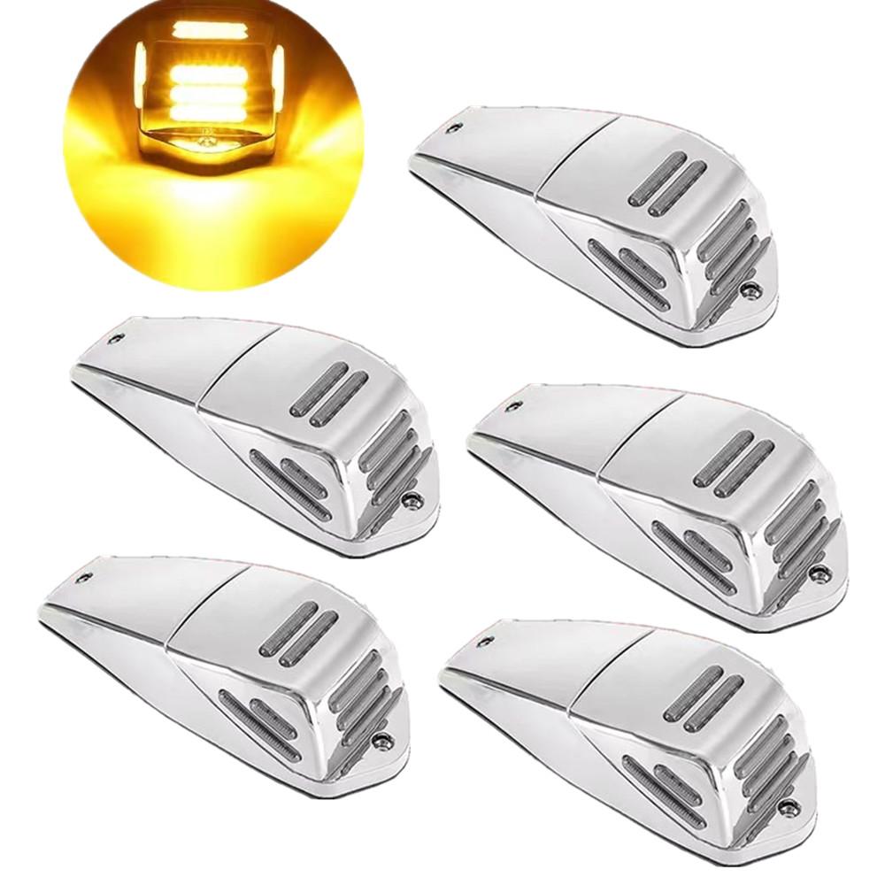 5PCS Truck LED CAB Roof Top Marker Running Lights Chrome 12v Roof Light for Pickup Trucks Trailer Clearance LED Lights
5PCS Truck LED CAB Roof Top Marker Running Lights Chrome 12v Roof Light for Pickup Trucks Trailer Clearance LED Lights