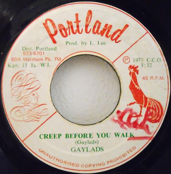 7inch Record GAYLADS Creep Before You Walk NONE Portland 1977 Jamaica Reggae Ska Dub Used
7inch Record GAYLADS Creep Before You Walk NONE Portland 1977 Jamaica Reggae Ska Dub Used