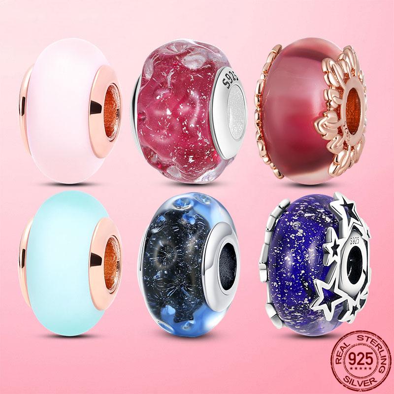 Plata De Ley 925 стерлингового серебра Charms Original Pink Blue Glass Murano Бусины Fit Fashion Charms Серебро 925 Оригинальный браслет
Plata De Ley 925 стерлингового серебра Charms Original Pink Blue Glass Murano Бусины Fit Fashion Charms Серебро 925 Оригинальный браслет