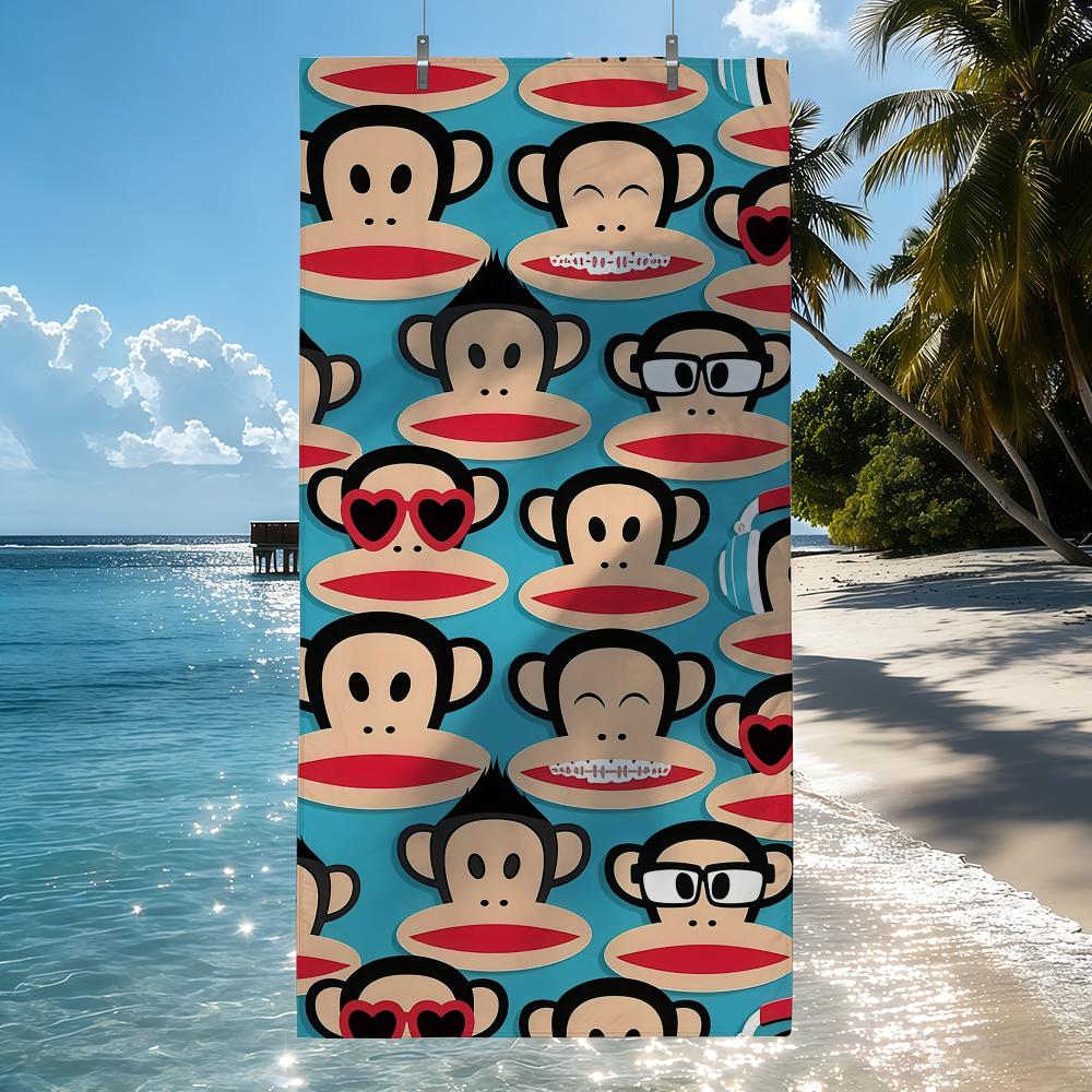 Retro Music Monkey P-Paul F-Frank Industries Quick Drying Beach Towels Are Suitable For Swimming Pools Camping Yoga And The Gym W40*H60(CM)
Retro Music Monkey P-Paul F-Frank Industries Quick Drying Beach Towels Are Suitable For Swimming Pools Camping Yoga And The Gym W40*H60(CM)