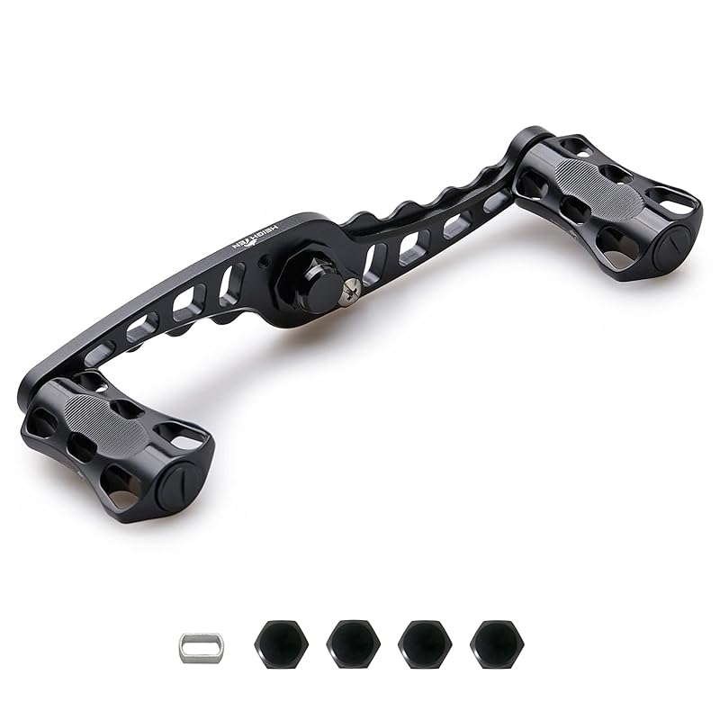 HEIGHTEN 95/110mm reel handle Shimano Daiwa Abu common use bait reel for Wave Series (95mm, black) (200)
HEIGHTEN 95/110mm reel handle Shimano Daiwa Abu common use bait reel for Wave Series (95mm, black) (200)