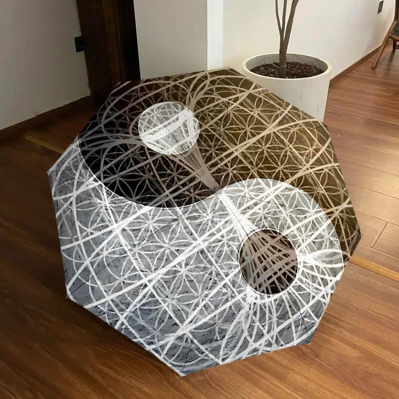 1pc Yin Yang Symbol Automatic Folding Umbrella, Portable Collapsible Design, 8-Rib Iron Frame, Outdoor Accessory yy250905119
1pc Yin Yang Symbol Automatic Folding Umbrella, Portable Collapsible Design, 8-Rib Iron Frame, Outdoor Accessory yy250905119