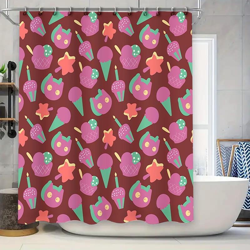 Cute Owl Ice Cream Pattern Shower Curtain For Bathroom Decor Red Green Purple Floral Print Home Textiles Waterproof Fabric Bath W60H190(CM)-1 Pcs
Cute Owl Ice Cream Pattern Shower Curtain For Bathroom Decor Red Green Purple Floral Print Home Textiles Waterproof Fabric Bath W60H190(CM)-1 Pcs
