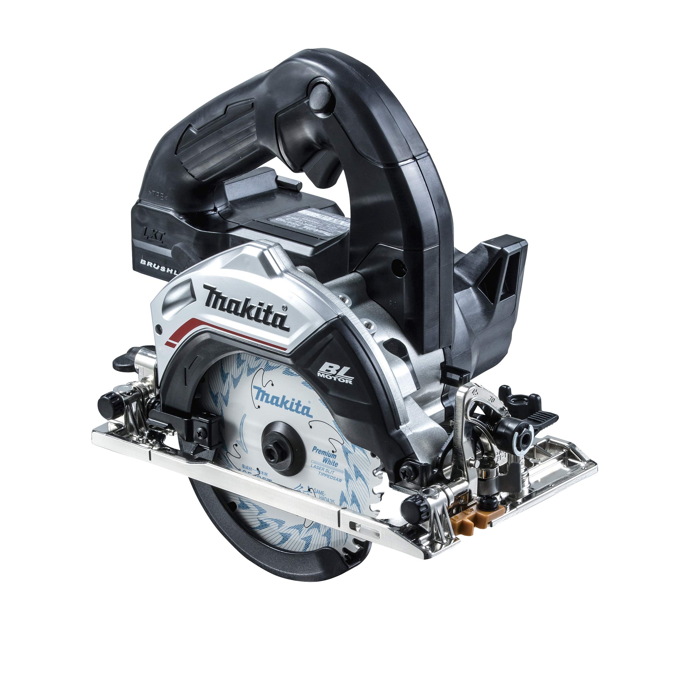 Акумуляторна циркулярна пилка Makita 125 мм 18V у кейсі продається окремо HS474DZB (Чорний) Акумулятор, зарядний пристрій, чорний
Акумуляторна циркулярна пилка Makita 125 мм 18V у кейсі продається окремо HS474DZB (Чорний) Акумулятор, зарядний пристрій, чорний