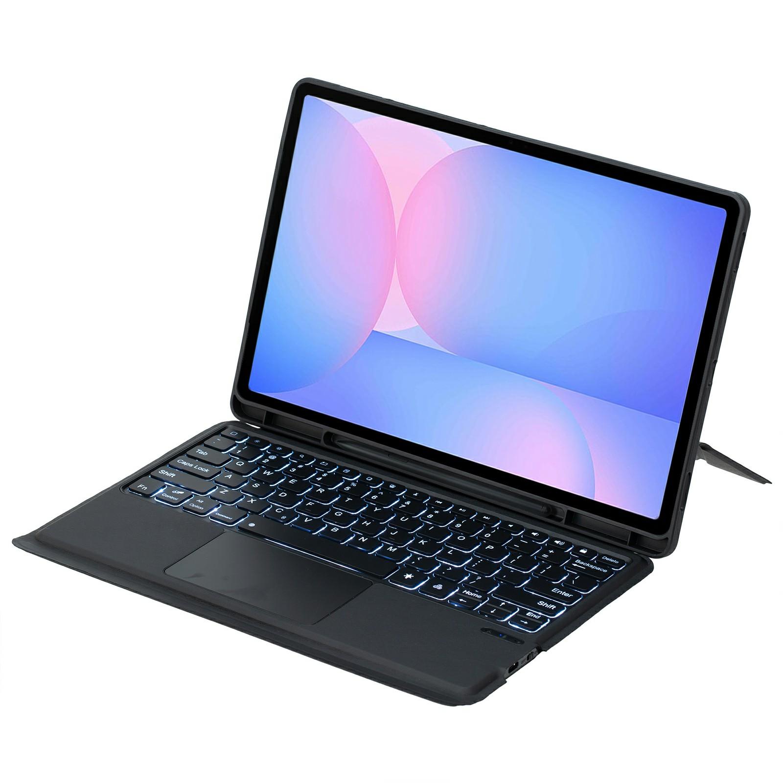 HY-820B For Samsung Galaxy Tab S10 FE+ X620/X626B Detachable Touchpad Backlit Bluetooth-Compatible Keyboard Tablet Stand Cover A
HY-820B For Samsung Galaxy Tab S10 FE+ X620/X626B Detachable Touchpad Backlit Bluetooth-Compatible Keyboard Tablet Stand Cover A