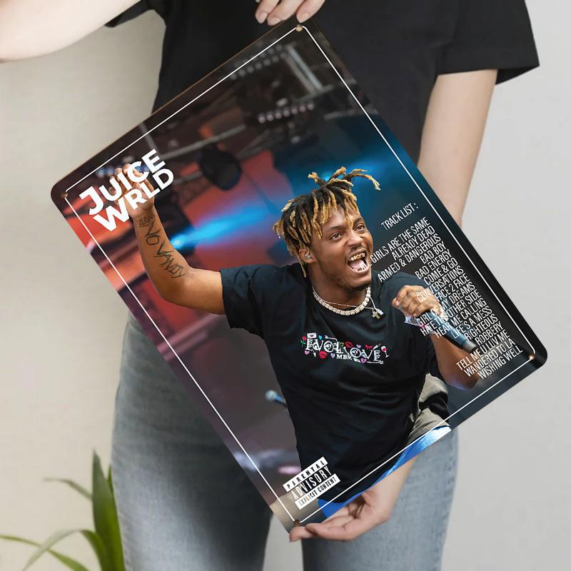 Juice WRLD Live Concert Metal Wall Art Custom Music Star Portrait Decor for Fans Room 20x30cm(7.8x11.8inch)
Juice WRLD Live Concert Metal Wall Art Custom Music Star Portrait Decor for Fans Room 20x30cm(7.8x11.8inch)