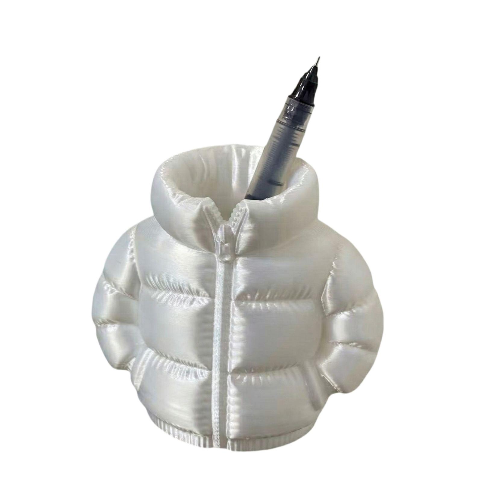 Creative Pen Holder, Gift For Friends - Cute Jacket Shaped 3D Desktop Organizer For Pencil, Scissors Supplies, One Pack One Size білий
Creative Pen Holder, Gift For Friends - Cute Jacket Shaped 3D Desktop Organizer For Pencil, Scissors Supplies, One Pack One Size білий