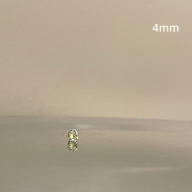 Mint Green! Ringring Store Green Titanium Steel Ear Studs Women s Titanium Alloy Ear Bone Stud Flashing Ear Ear Bone Pin Earrings
Mint Green! Ringring Store Green Titanium Steel Ear Studs Women s Titanium Alloy Ear Bone Stud Flashing Ear Ear Bone Pin Earrings