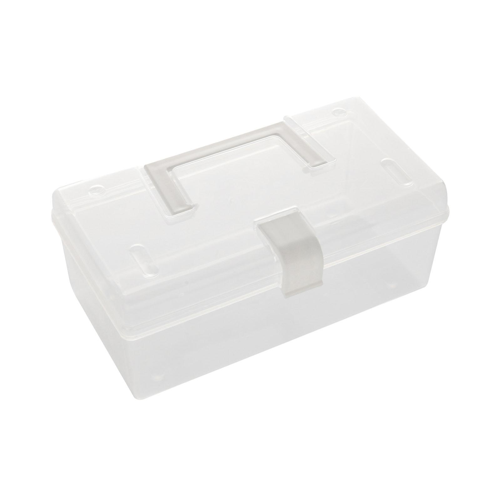 Face Cover Storage Box with Handle Plastic Clear Multipurpose Portable Storage Container Box for M(315 X 180mm / 12.4 X 7.09in)
Face Cover Storage Box with Handle Plastic Clear Multipurpose Portable Storage Container Box for M(315 X 180mm / 12.4 X 7.09in)