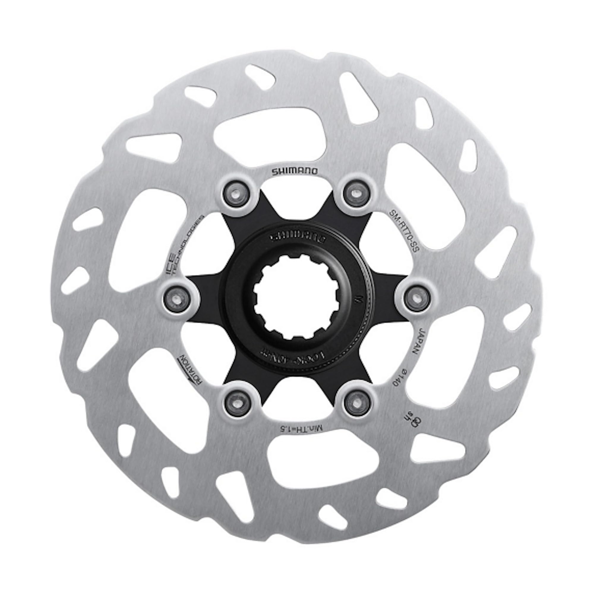 SHIMANO Ротор дискового тормоза Center Lock ICE TECHNOLOGIES 140 с стопорным кольцом SM-RT70 (Внутренний шлиц)/SMRT70SS INT/ESMRT70SSI
SHIMANO Ротор дискового тормоза Center Lock ICE TECHNOLOGIES 140 с стопорным кольцом SM-RT70 (Внутренний шлиц)/SMRT70SS INT/ESMRT70SSI
