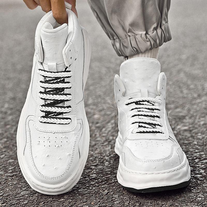 Men s thick baseplate shoes medium and high-top muffin shoes white shoes spring low-top inner height increase leather sports and leisure shoes white 37 білий
Men s thick baseplate shoes medium and high-top muffin shoes white shoes spring low-top inner height increase leather sports and leisure shoes white 37 білий