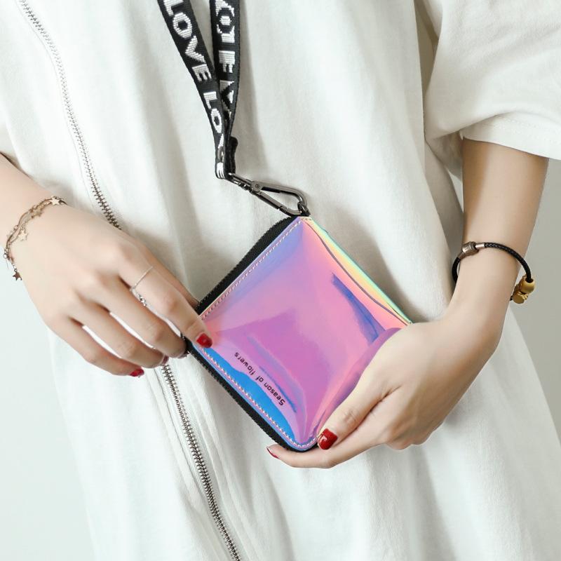 New laser wallet women s short model, simple student zipper wallet, large-capacity women s change bag
New laser wallet women s short model, simple student zipper wallet, large-capacity women s change bag