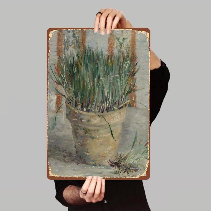 Fresh Green Plant Pot Art Metal Painting Modern Minimalist Home Wall Decor Unframed Hanging 7.9x11.8In(20x30cm)
Fresh Green Plant Pot Art Metal Painting Modern Minimalist Home Wall Decor Unframed Hanging 7.9x11.8In(20x30cm)