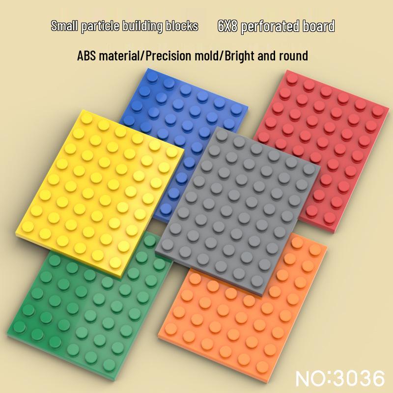 MOC Compatible Small Particle 6x8 Hole Plate Building Blocks Educational Toys 15 pieces колір зеленого яблука
MOC Compatible Small Particle 6x8 Hole Plate Building Blocks Educational Toys 15 pieces колір зеленого яблука