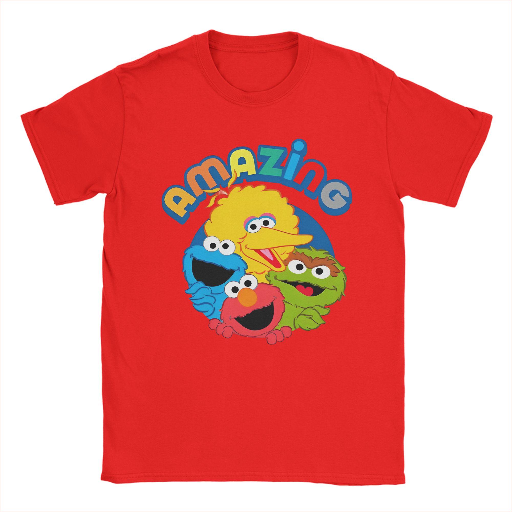 Unisex Women Sesames Streets Big Bird Cookie Monster Elmo T Shirts Oscar Cotton Tops Novelty Short Sleeve O Neck Tee Shirt S
Unisex Women Sesames Streets Big Bird Cookie Monster Elmo T Shirts Oscar Cotton Tops Novelty Short Sleeve O Neck Tee Shirt S