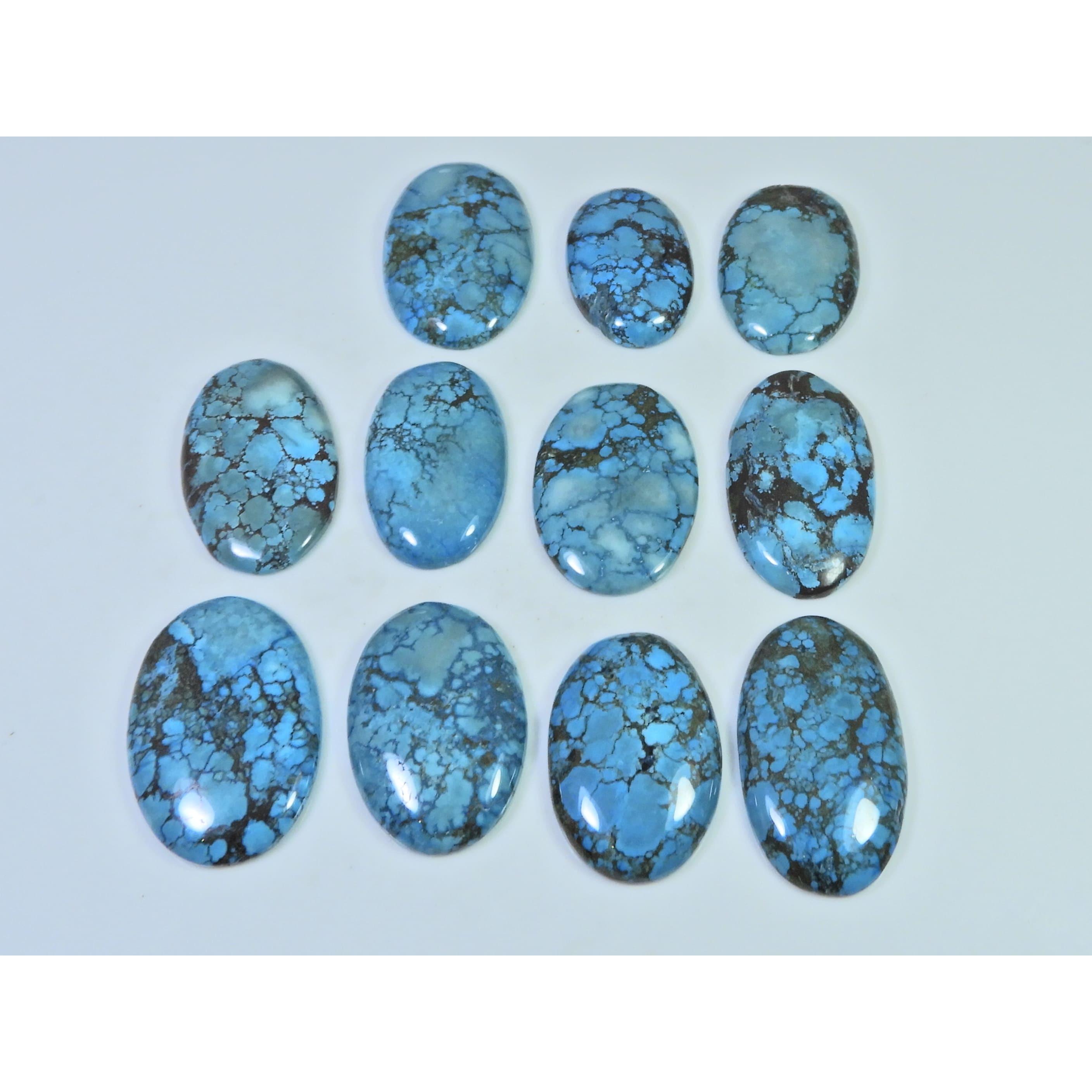 Colour Enhanced Magnesite Turquoise Oval Cabochon Loose Gemstone 11Pcs Lot C-2082
Colour Enhanced Magnesite Turquoise Oval Cabochon Loose Gemstone 11Pcs Lot C-2082