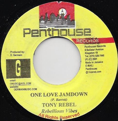 7inch Record TONY REBEL - One Love Jamdown NONE Penthouse Recor 2001 Jamaica Reggae, Ska & Dub Used
7inch Record TONY REBEL - One Love Jamdown NONE Penthouse Recor 2001 Jamaica Reggae, Ska & Dub Used