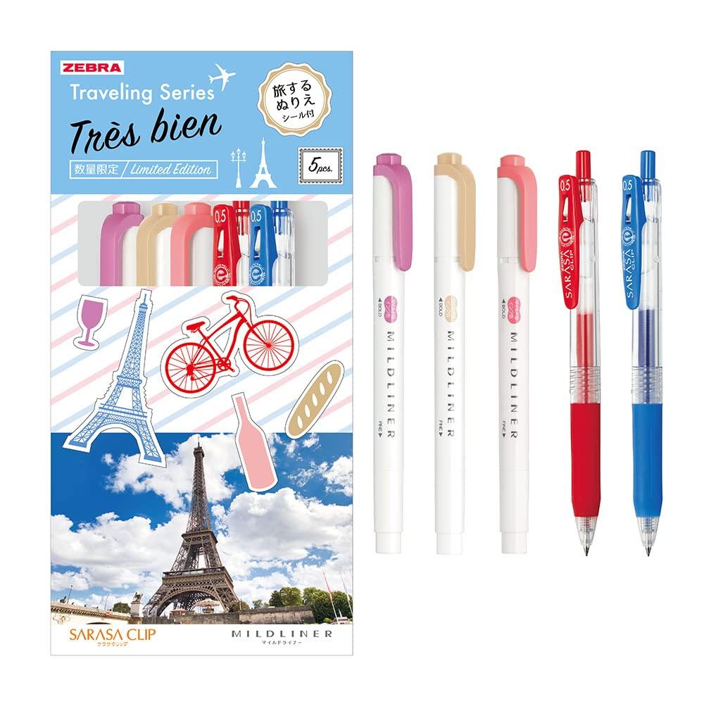 Zebra Sarasa Clip Mildliner Набор для путешествий Эйфелева башня Смешанный набор Наборов, Серий, Башен, 5, SE-TR-5CF
Zebra Sarasa Clip Mildliner Набор для путешествий Эйфелева башня Смешанный набор Наборов, Серий, Башен, 5, SE-TR-5CF