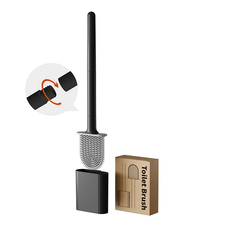 Soft Rubber Toilet Brush, Bathroom Cleaning Brush, Detachable Rod, No Need for Drilling, Wall-mounted, No Dead Corners, Toilet Brush with Base
Soft Rubber Toilet Brush, Bathroom Cleaning Brush, Detachable Rod, No Need for Drilling, Wall-mounted, No Dead Corners, Toilet Brush with Base
