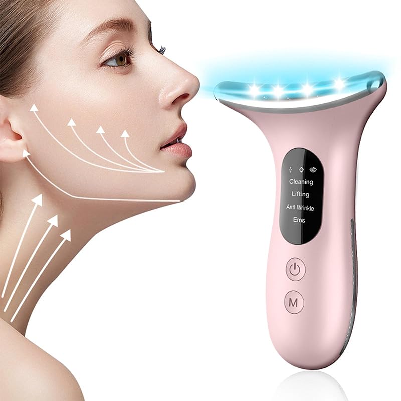 Eawal Facial beauty device 4 modes 1 unit dual use facial roller unisex Home facial beauty device USB rechargeable super lightweight Convenient to
Eawal Facial beauty device 4 modes 1 unit dual use facial roller unisex Home facial beauty device USB rechargeable super lightweight Convenient to