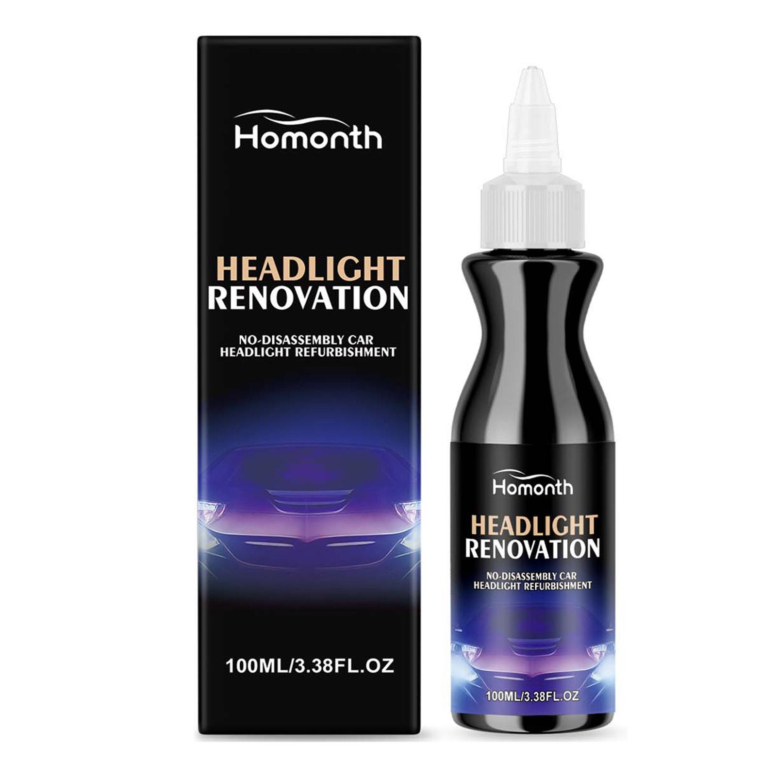 Car Headlight Cleaner Restorer For Yellowing Removal And Light Transmission Improvement 100ml Eadlight Repair Cleaner
Car Headlight Cleaner Restorer For Yellowing Removal And Light Transmission Improvement 100ml Eadlight Repair Cleaner