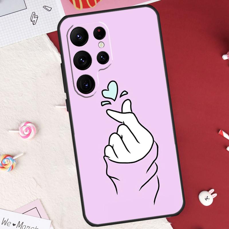 Kpop Hand Finger Heart Case For Samsung Galaxy S24 FE S20 FE S21 S22 S23 S25 S26 Ultra S10 Plus S25 FE Cover Shell Galaxy S22 Plus
Kpop Hand Finger Heart Case For Samsung Galaxy S24 FE S20 FE S21 S22 S23 S25 S26 Ultra S10 Plus S25 FE Cover Shell Galaxy S22 Plus