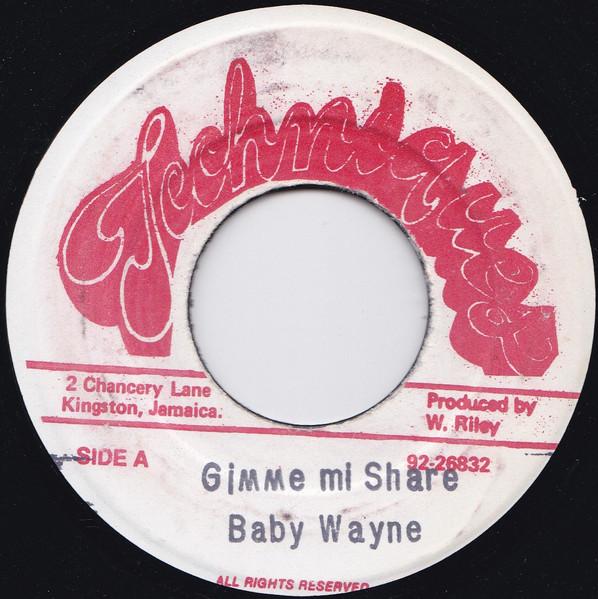 7inch Record BABY WAYNE - Gimme Mi Share NONE Techniques Jamaica Reggae, Ska & Dub Used
7inch Record BABY WAYNE - Gimme Mi Share NONE Techniques Jamaica Reggae, Ska & Dub Used