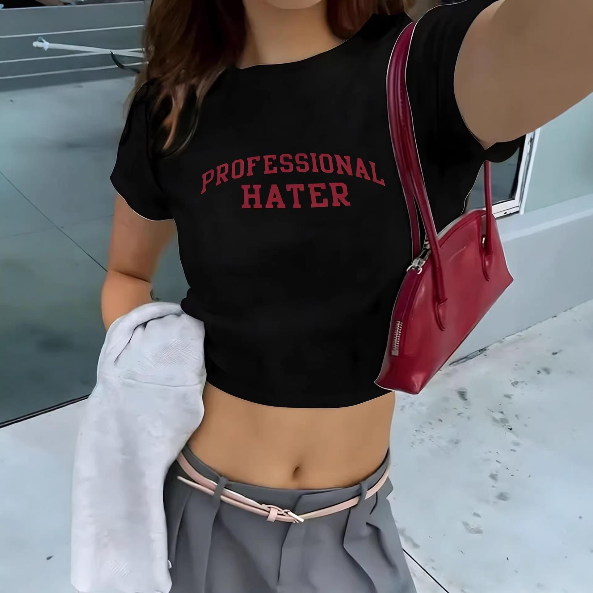 Women s American Letter Print Cropped T-shirt - Round Neck, Short Sleeve Extra Large чёрный
Women s American Letter Print Cropped T-shirt - Round Neck, Short Sleeve Extra Large чёрный