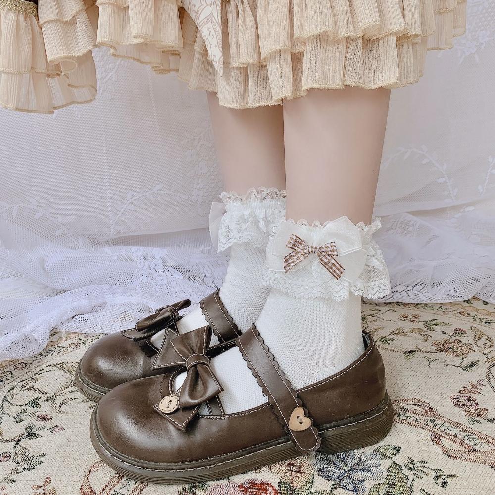 Kawaii Japanese Mesh Bow Princess Ruffle Medium Tube Socks Lace Women Socks Lolita Short Socks красный
Kawaii Japanese Mesh Bow Princess Ruffle Medium Tube Socks Lace Women Socks Lolita Short Socks красный